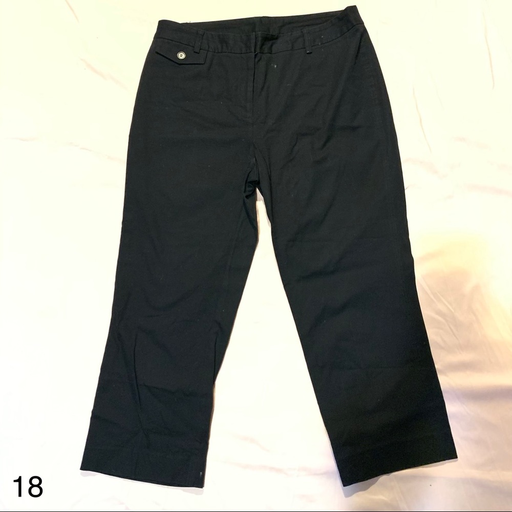 Black INC Stretch crop pants